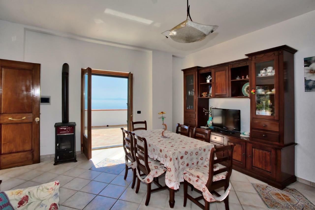 "Casalena" Villa A Furore Amalfi Coast Con Grande Terrazzo E Vista Sul Mare Exterior foto
