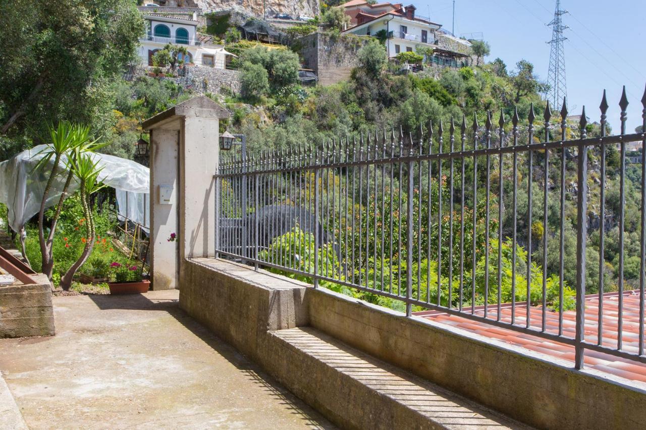 "Casalena" Villa A Furore Amalfi Coast Con Grande Terrazzo E Vista Sul Mare Exterior foto